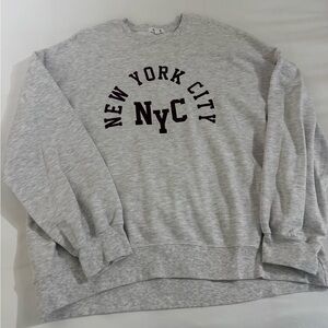 Garage Gray New York City Women's Crewneck Sweater